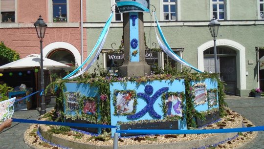Tradiční slavnost kašen „Brunnenfest“ ve Wunsiedelu