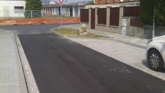 Ostrov - Čapkova a Nejedlého ulice - realizace projektu